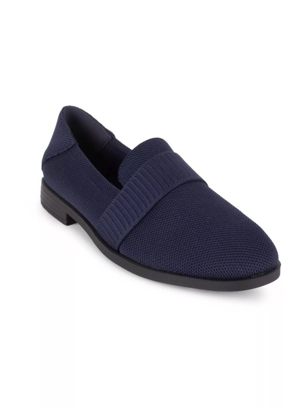 Tahari Mykonos Knit Slip-On Loafers Women's 9 Navy Blue